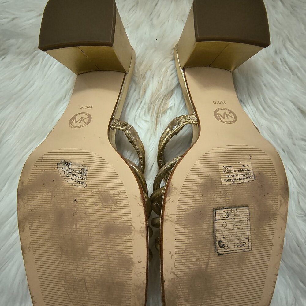 Preloved Michael Kors Women's Astra Mule Slide Sandal - Pale Size 9.5 - Picture 11 of 14